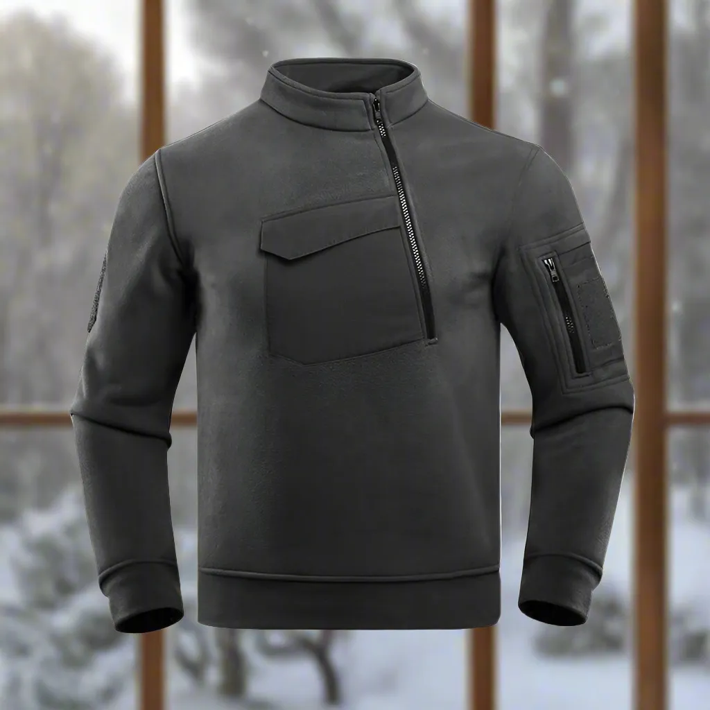 Men - Tactical Fleece Jacket - Warm & Durable - Outdoor Adventure Gear