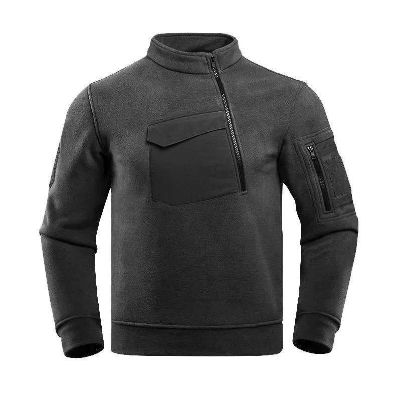 Men - Tactical Fleece Jacket - Warm & Durable - Outdoor Adventure Gear
