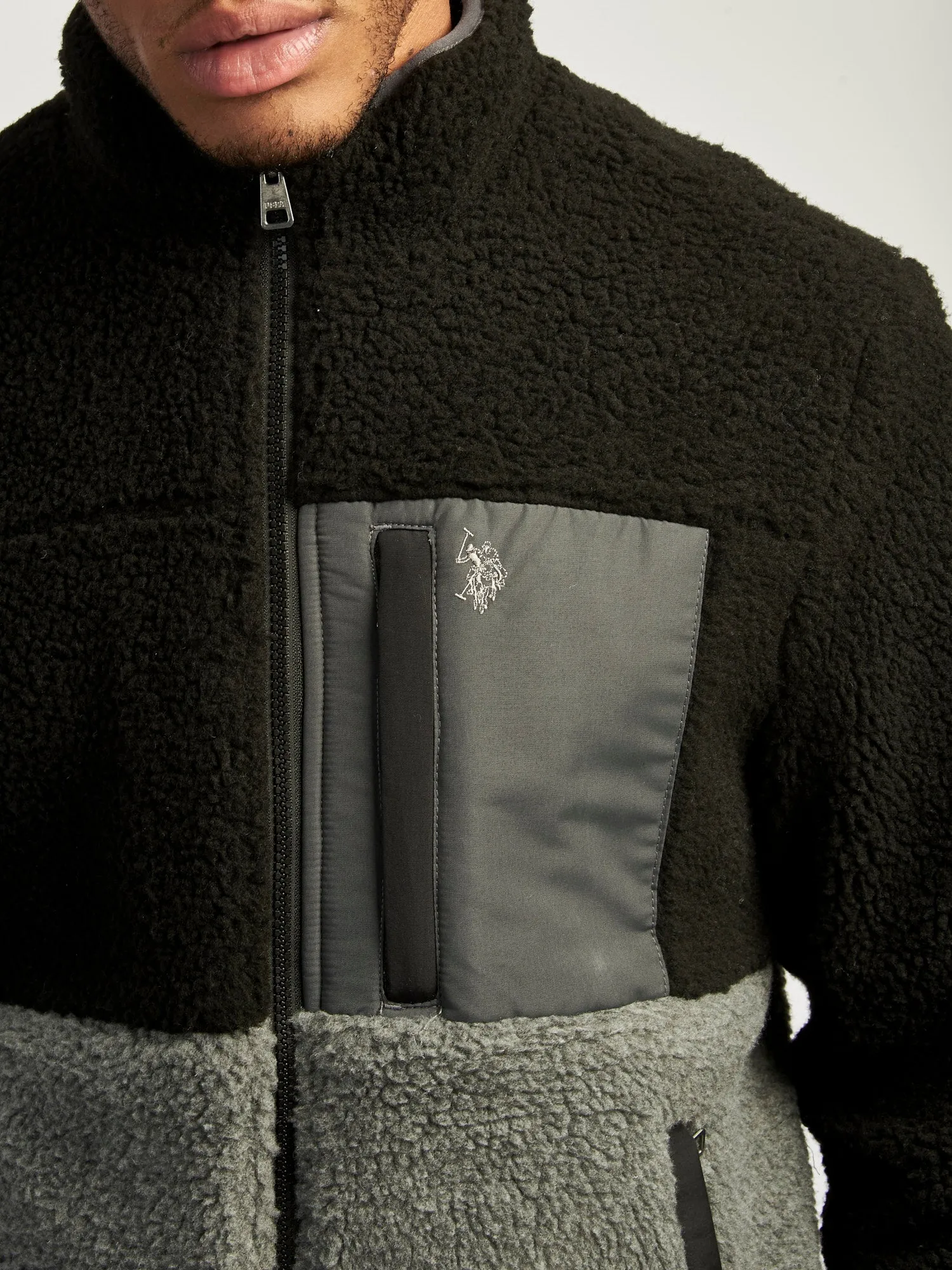 Mens Borg Fleece in Black
