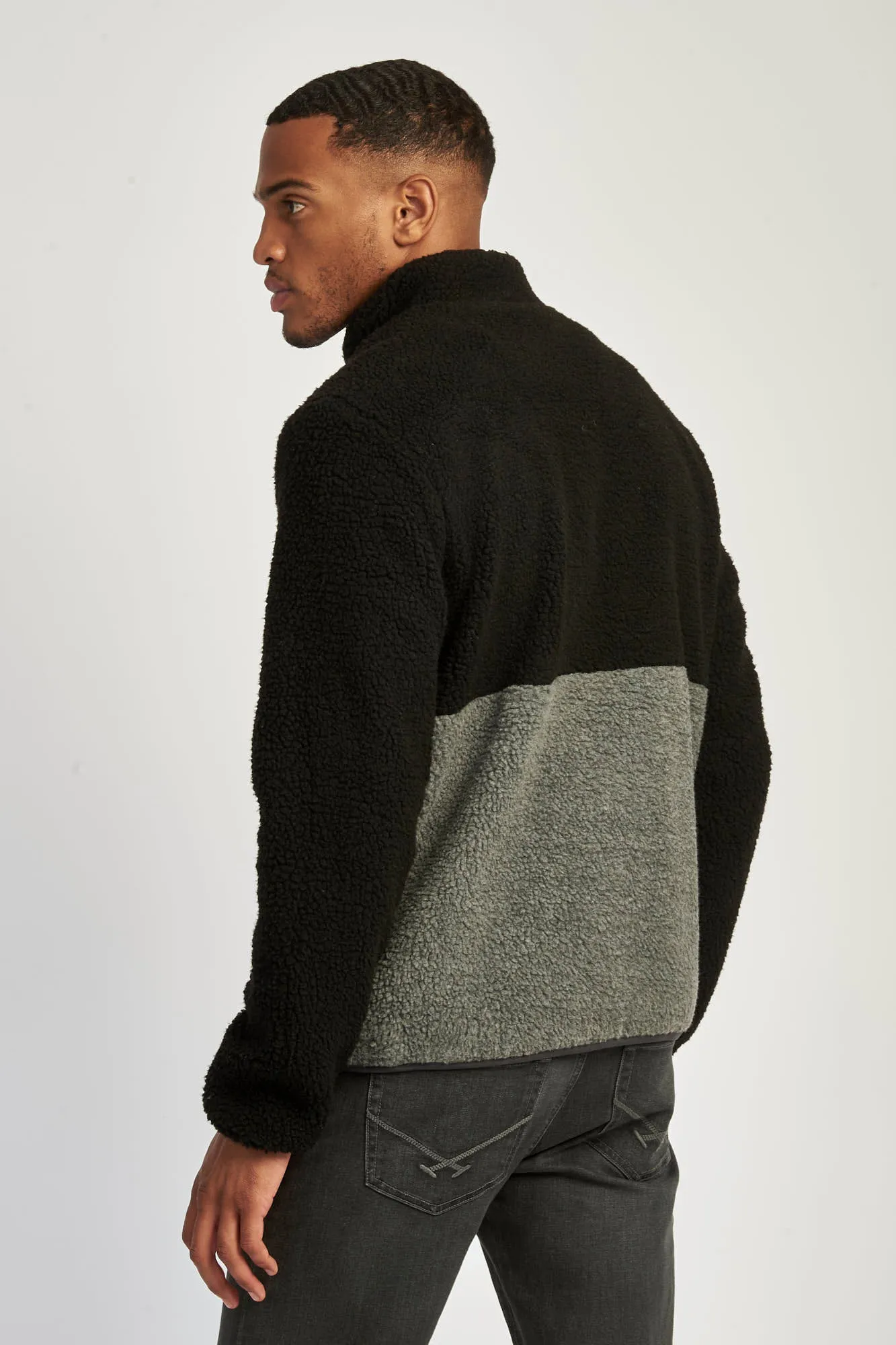 Mens Borg Fleece in Black