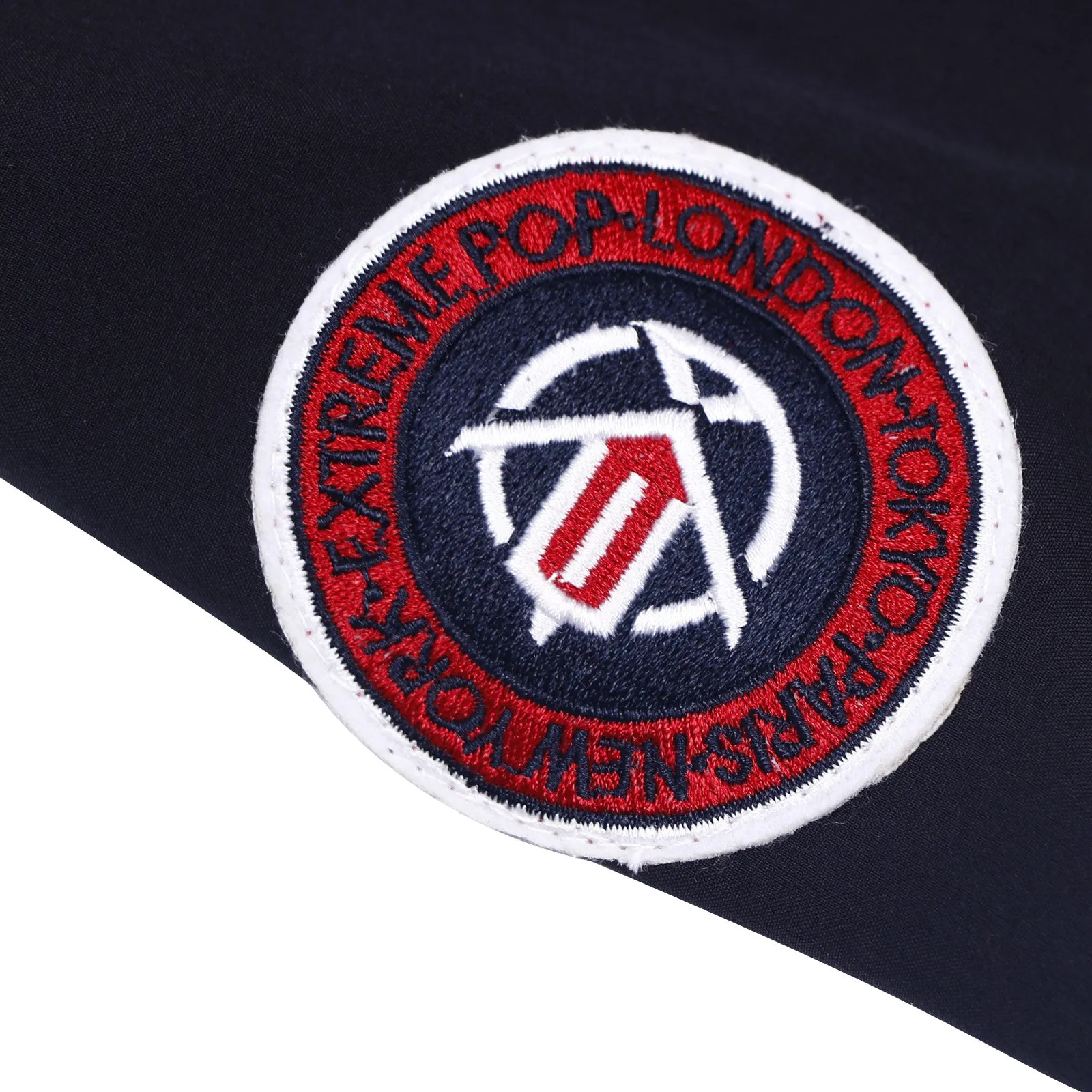 Men's Reflective Print Knit Bond Fleece Jacket size S M L XL Black Red