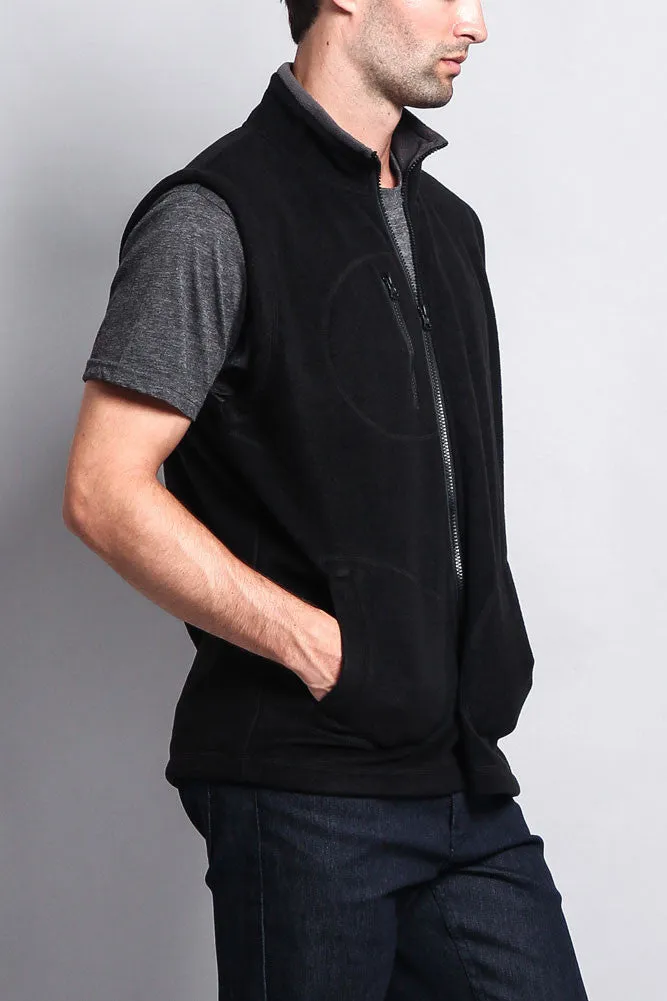 Men's Three Pocket Fleece Vest