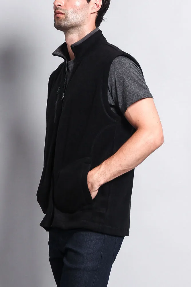 Men's Three Pocket Fleece Vest