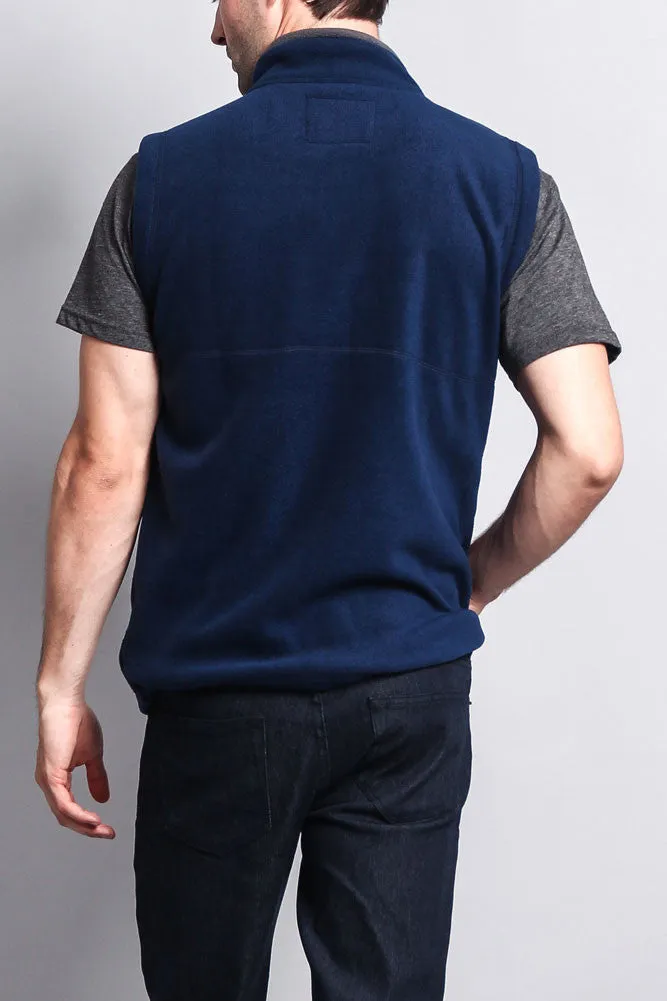 Men's Three Pocket Fleece Vest