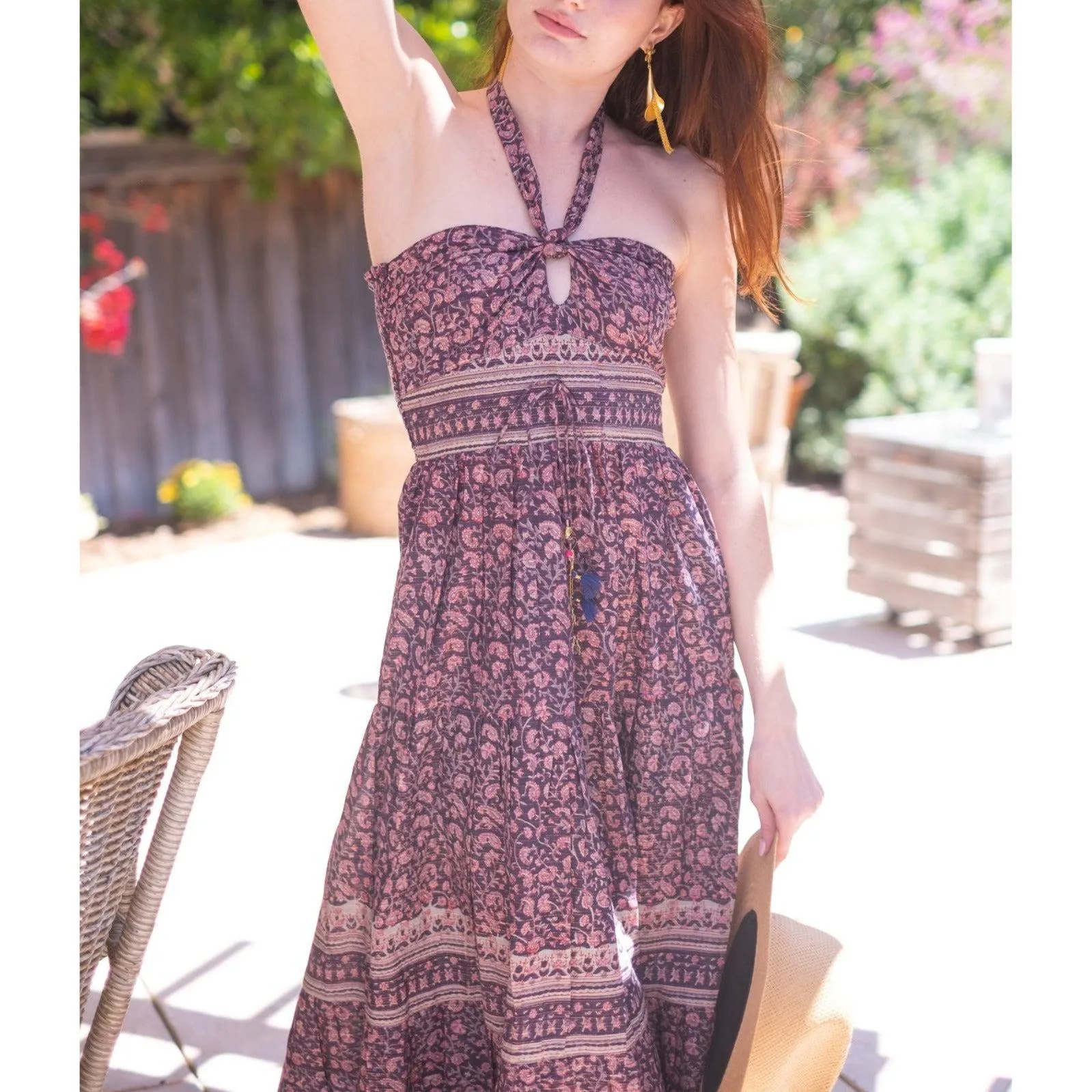 Metallic Alex Maxi Dress