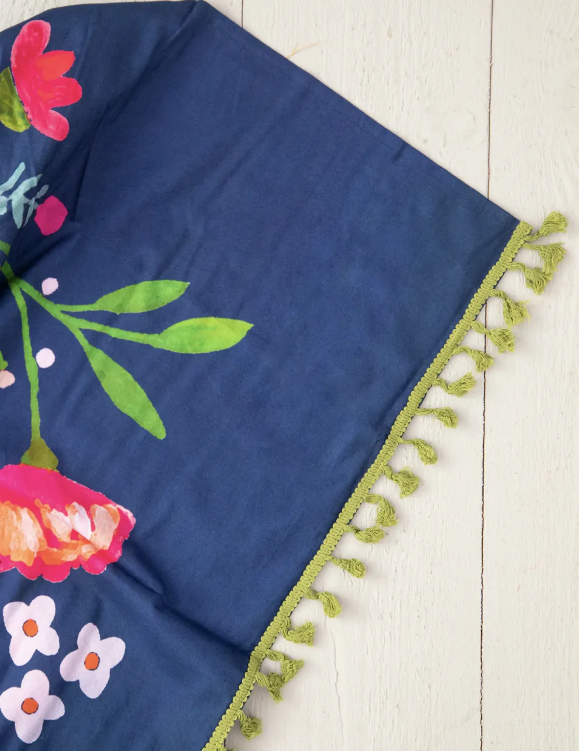 Midnight Floral Wall Tapestry