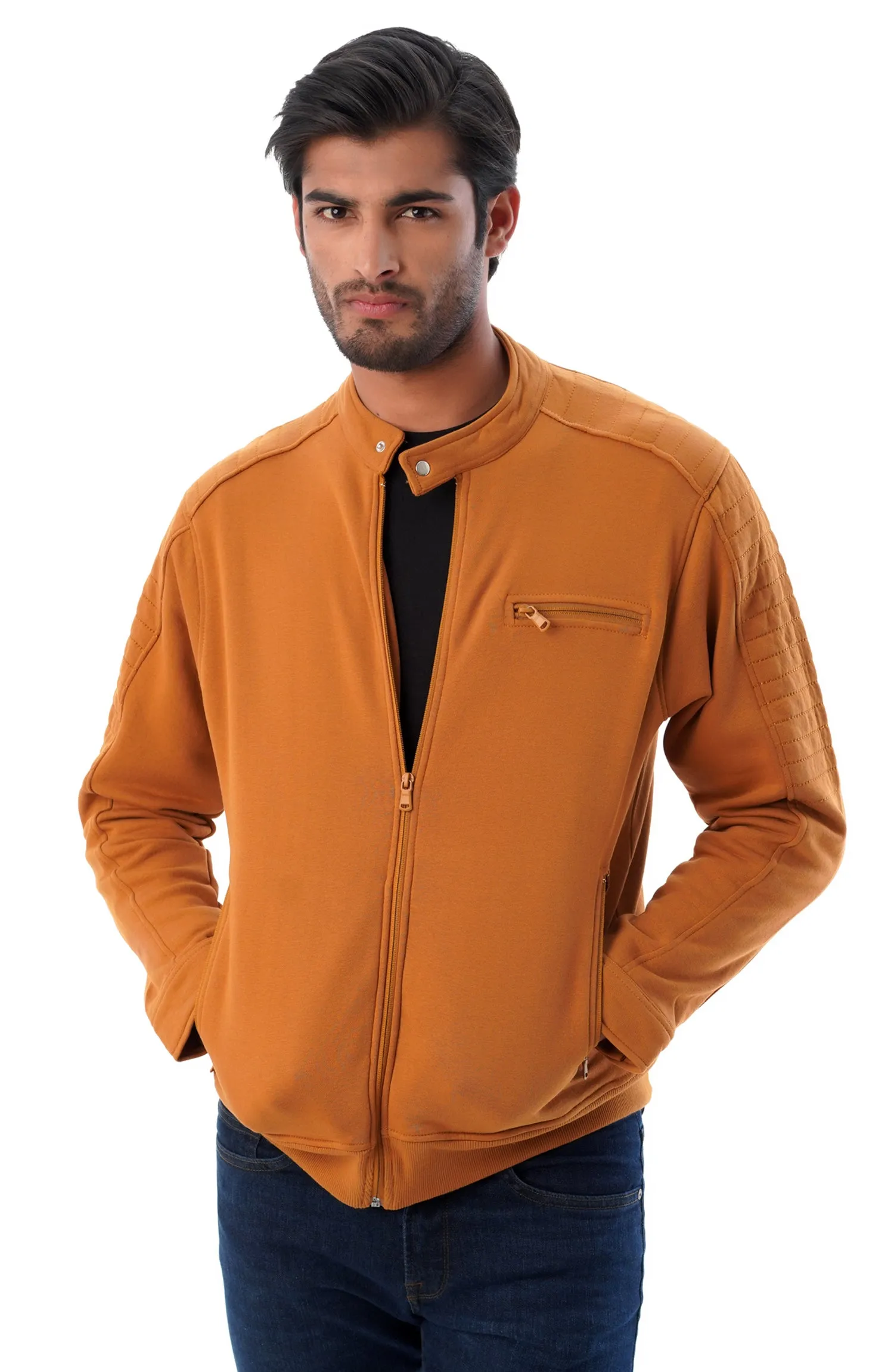 Mock Neck Jacket