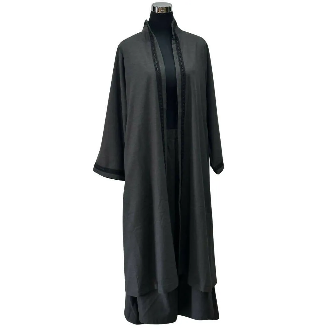 Moroccan Black Ensemble Cape   Pants