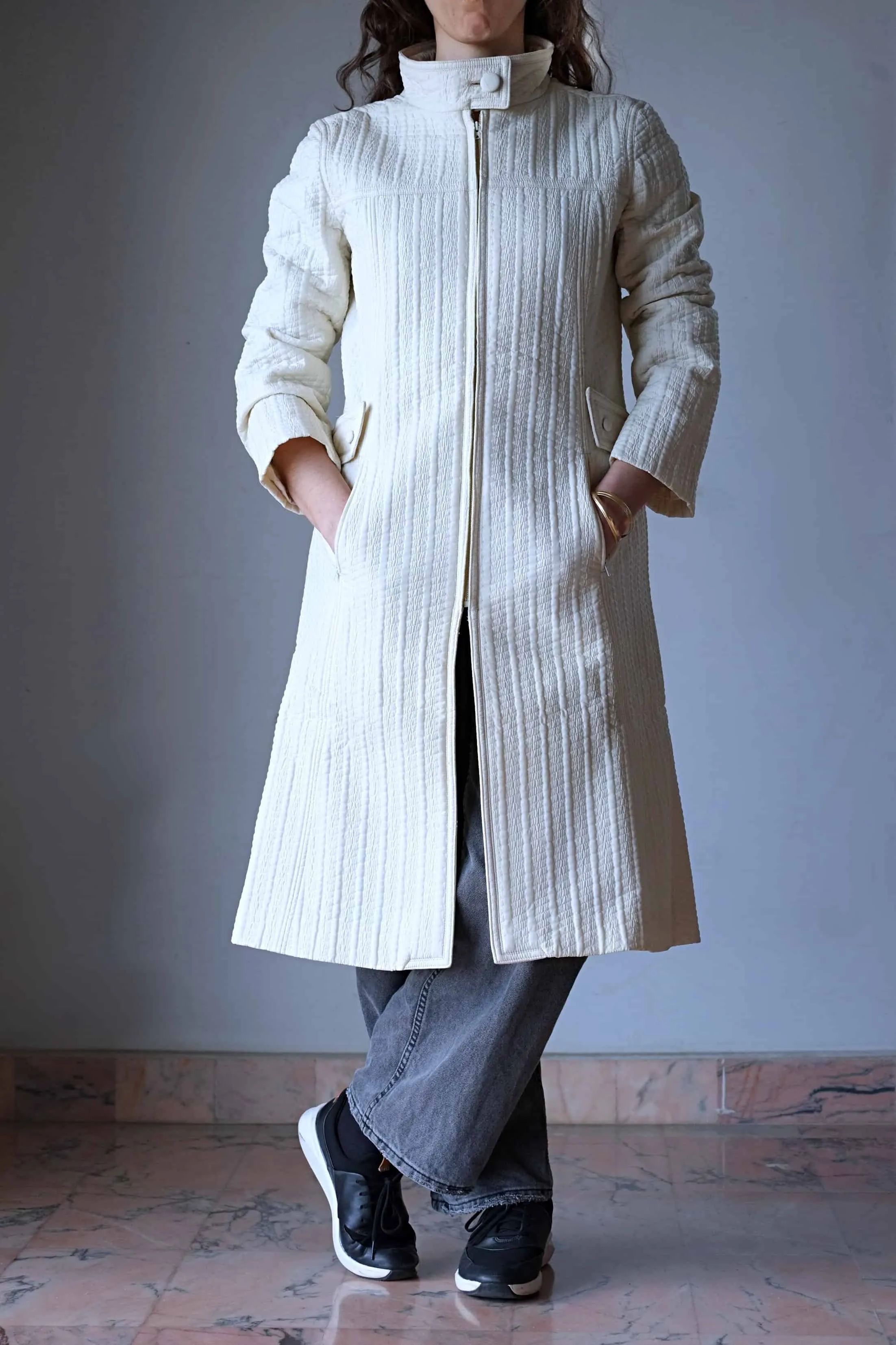 MOSSANT Textured 70's Coat