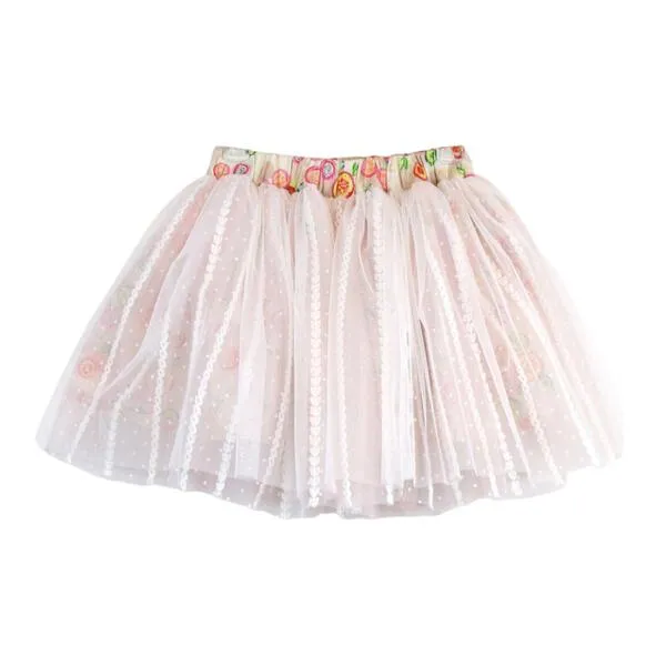 Multi Reversible Fruit Pattern/ Mesh Tutu