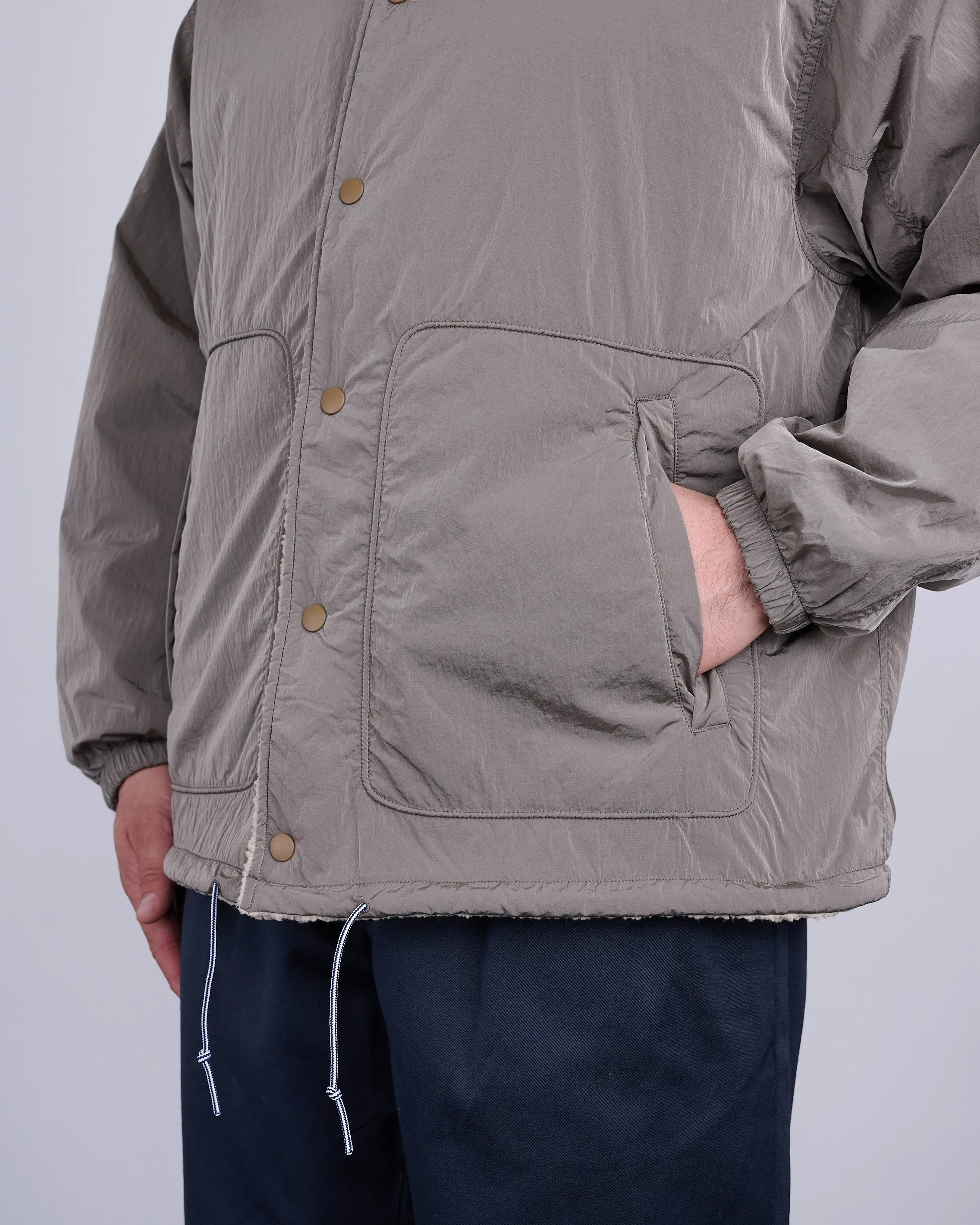 nanamica Reversible Primaloft Black Wind Jacket Beige