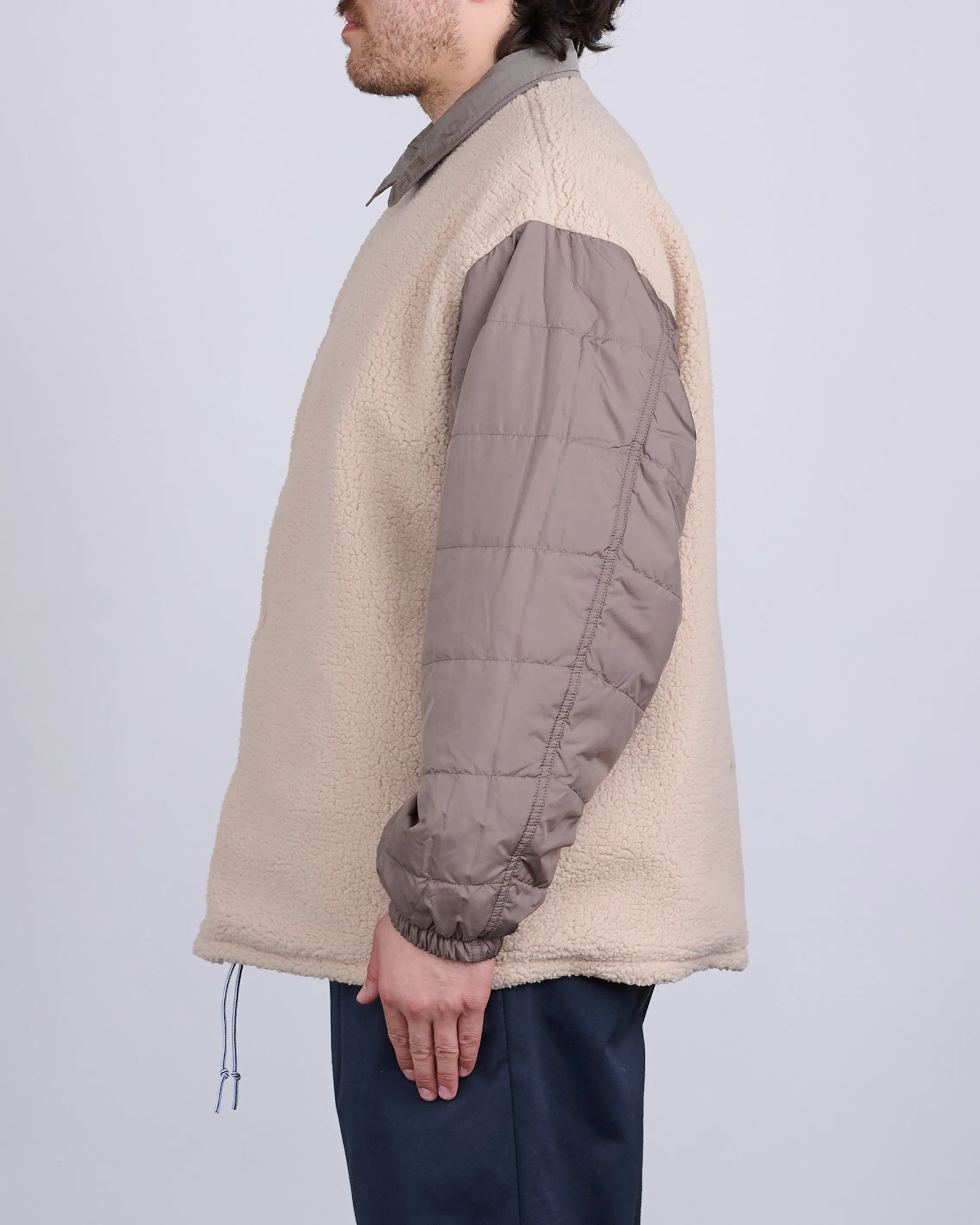 nanamica Reversible Primaloft Black Wind Jacket Beige
