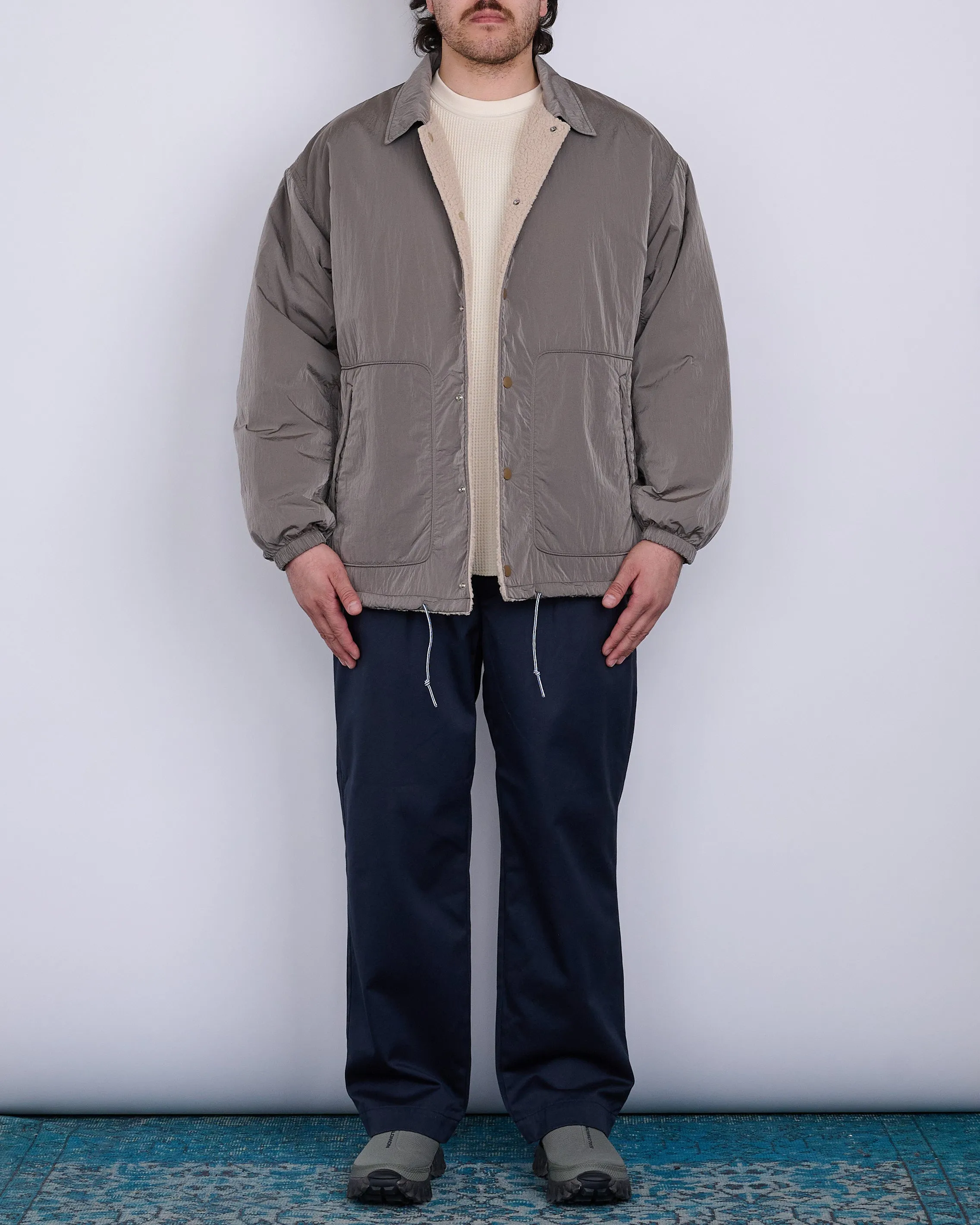 nanamica Reversible Primaloft Black Wind Jacket Beige