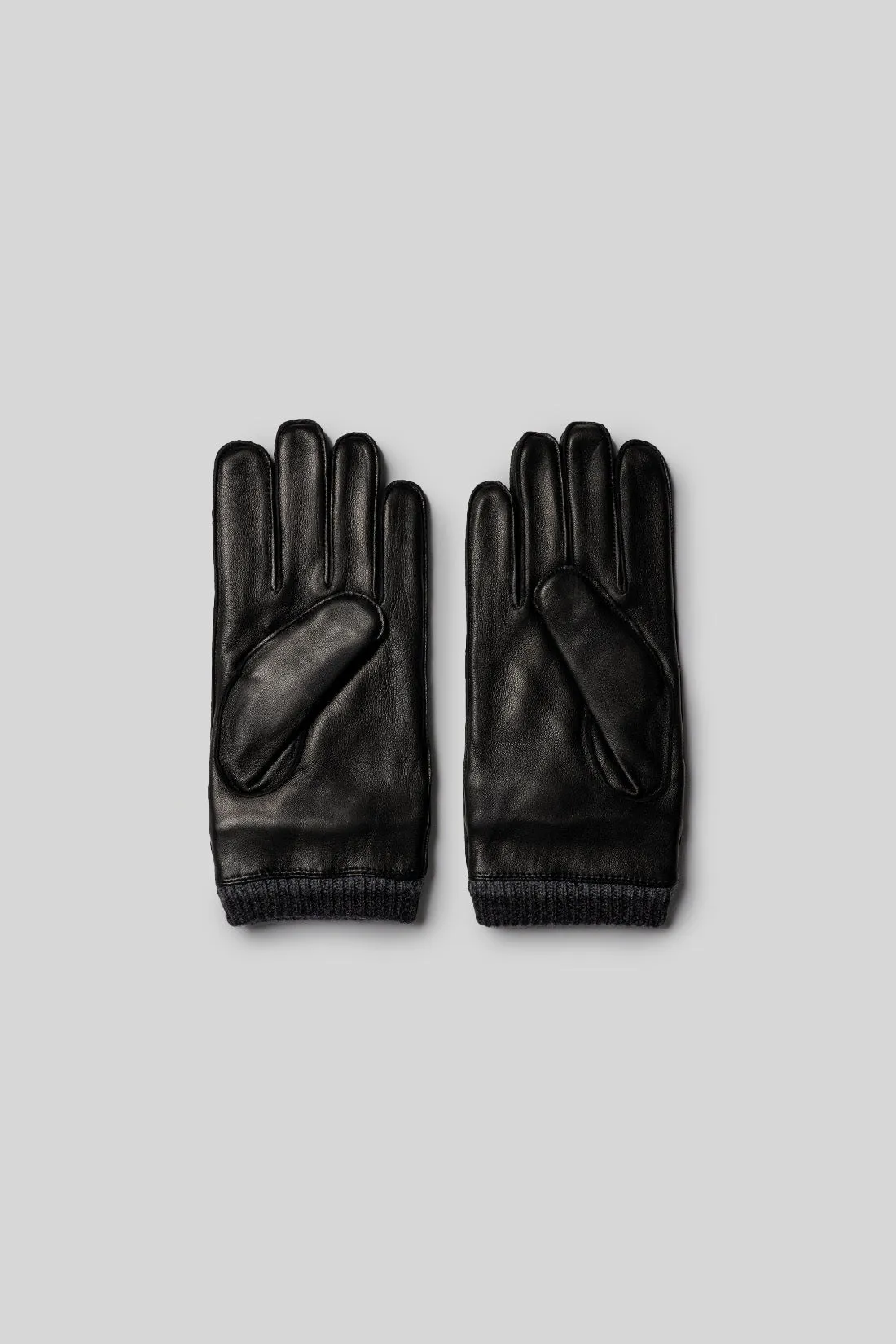 Nathan Leather Glove with Cashmere Cuff
