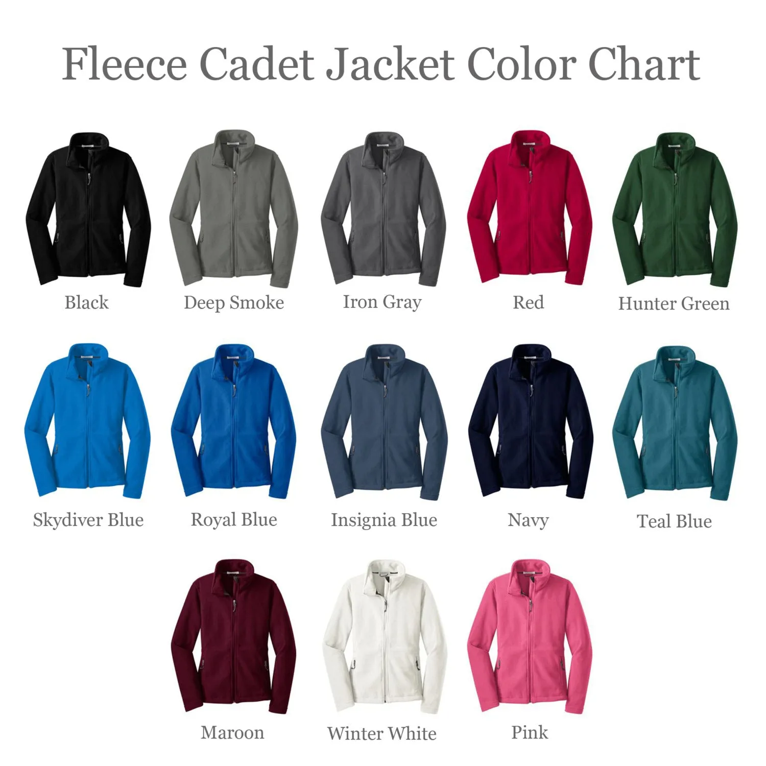 National Charity League Fleece Jacket - Folsom Chapter