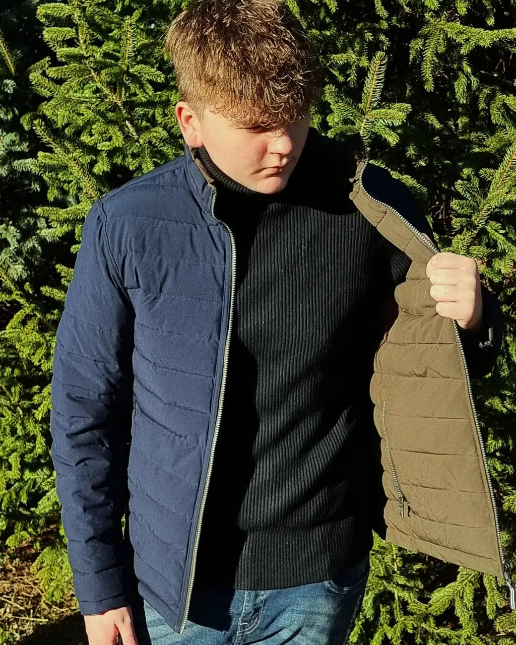 Nautica Men's Reversible Quilted Jacket - Boutique