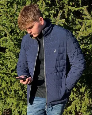 Nautica Men's Reversible Quilted Jacket - Boutique