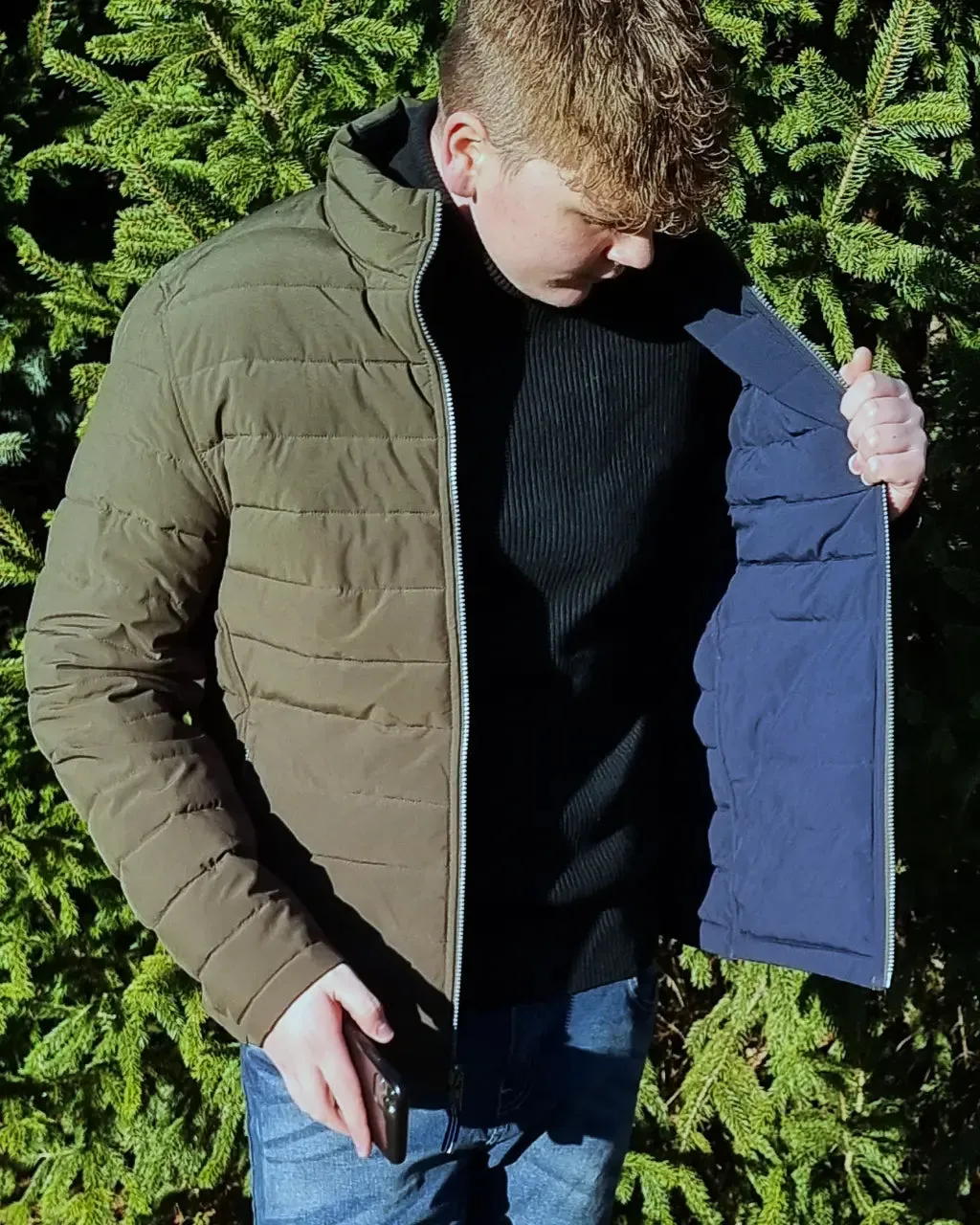 Nautica Men's Reversible Quilted Jacket - Boutique
