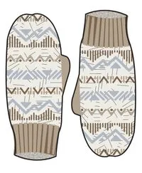 Nettle Recycled Fleece Lined Mittens - Birch