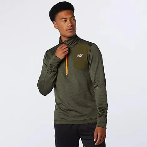 New Balance Impact Run Grid Back Half Zip - Men's
