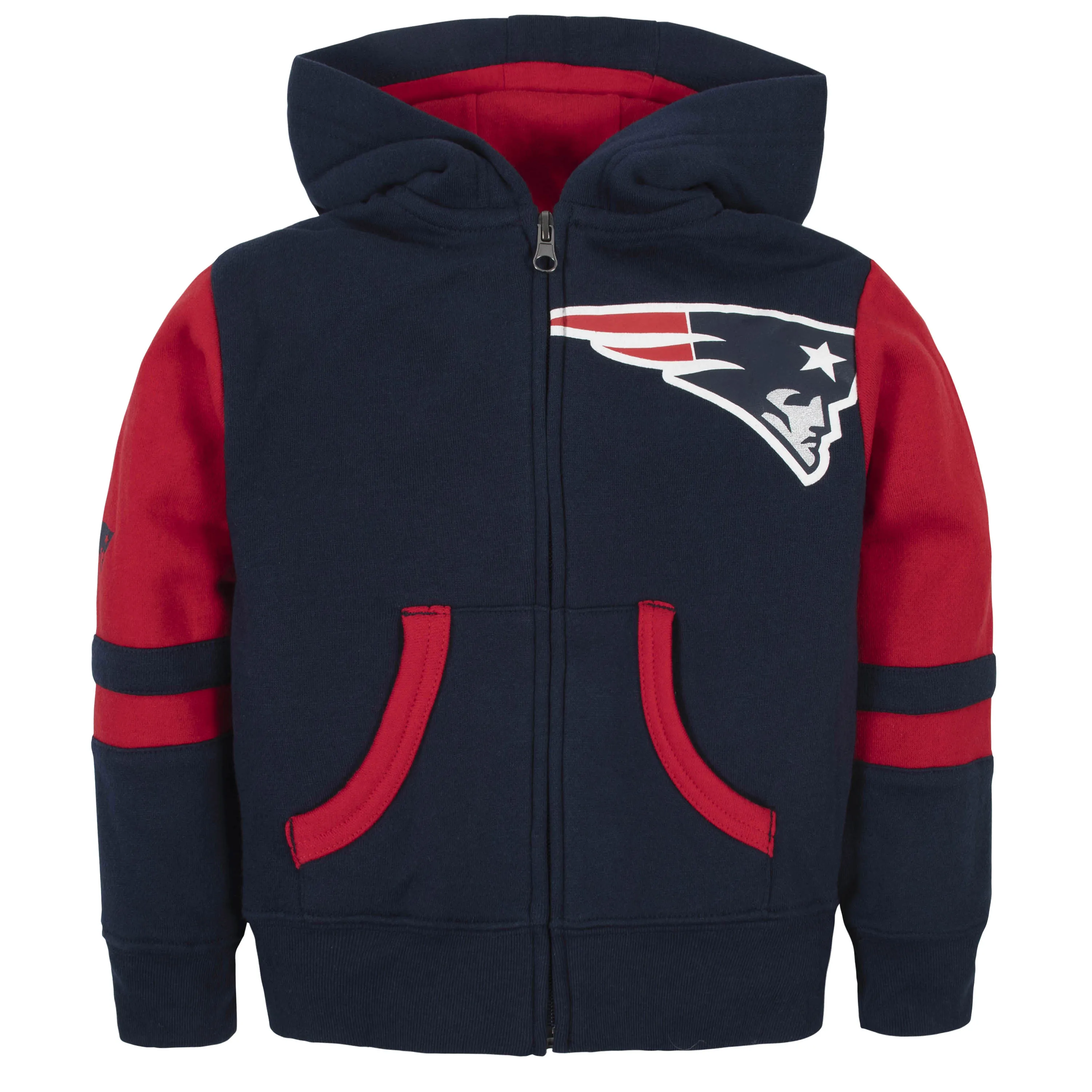 New England Patriots Zip Up Sweatshirt