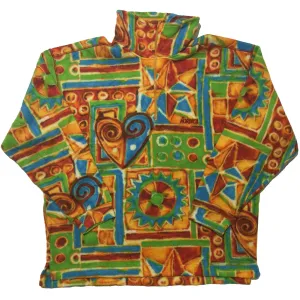 Nordica Sportswear Green, Orange, Blue, Red Half-Zip Fleece Jacket