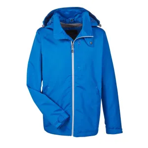 North End Men's Nautical Blue/Platinum Insight Interactive Shell Jacket