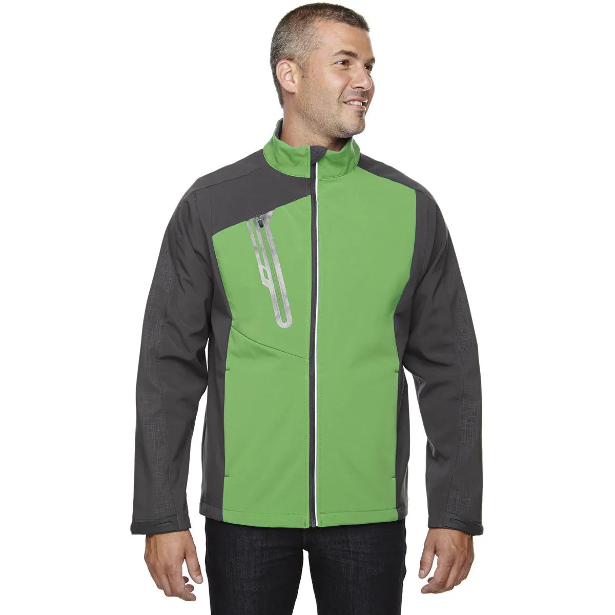 North End Men's Valley Green Terrain Colorblock with Embossed Print