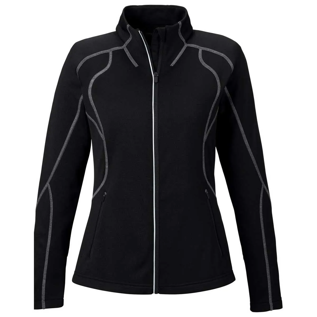 North End Women's Black Gravity Performance Fleece Jacket