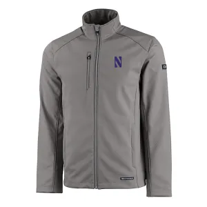 Northwestern Wildcats Men's Cutter &amp; Buck Evoke Grey Full-Zip Jacket