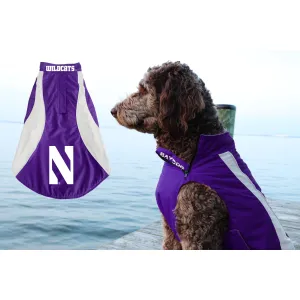 Northwestern Wildcats Saginaw Fleece Dog Jacket
