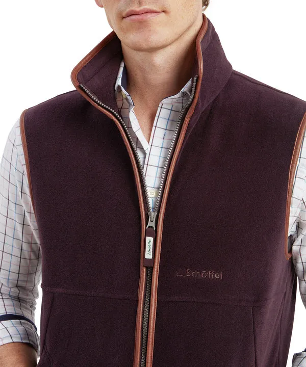 Oakham Fleece Gilet Port