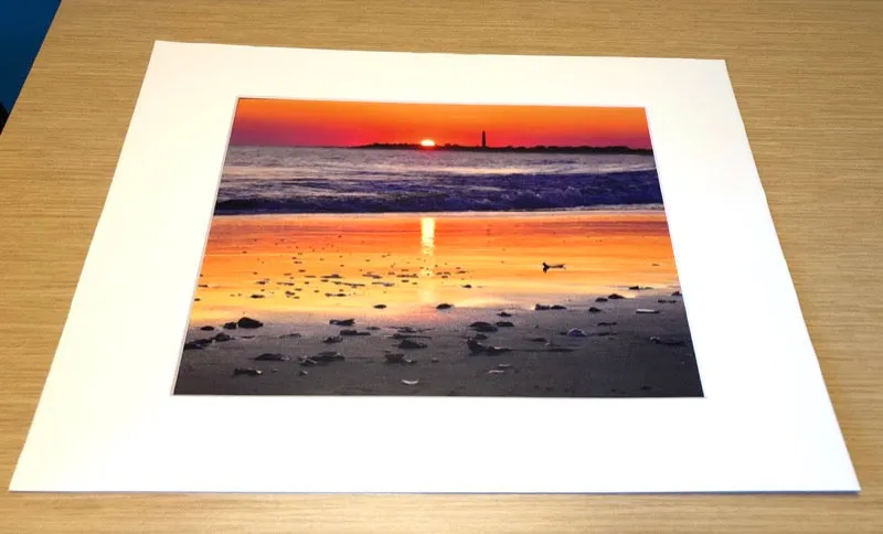 Ocean Reflections - Matted 11x14" Art Print