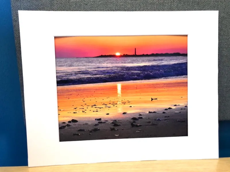 Ocean Reflections - Matted 11x14" Art Print