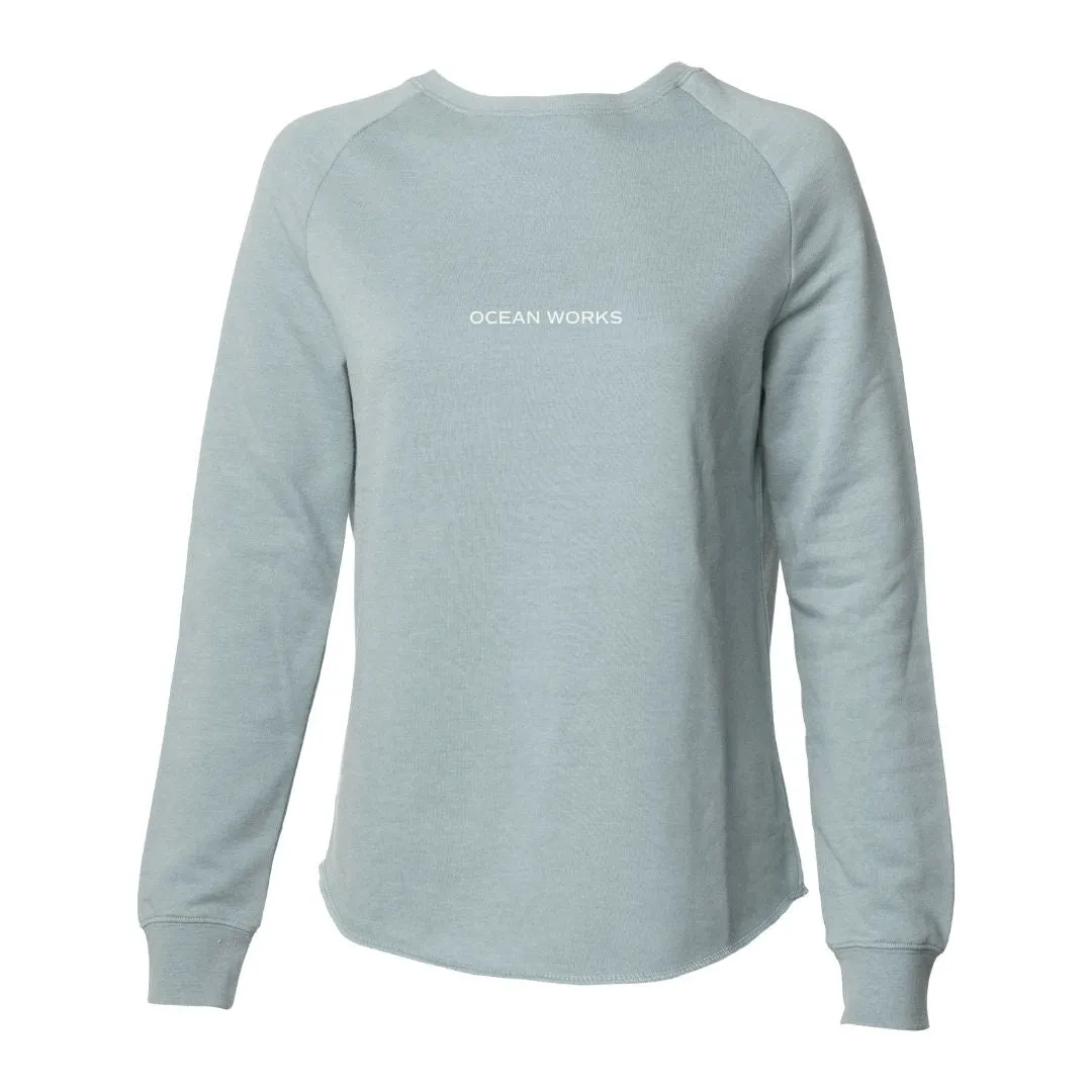 Ocean Works Women's Soft Wash Crewneck Sweatshirt