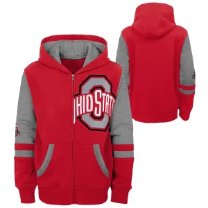Ohio State Fleece Zip Up Hoodie