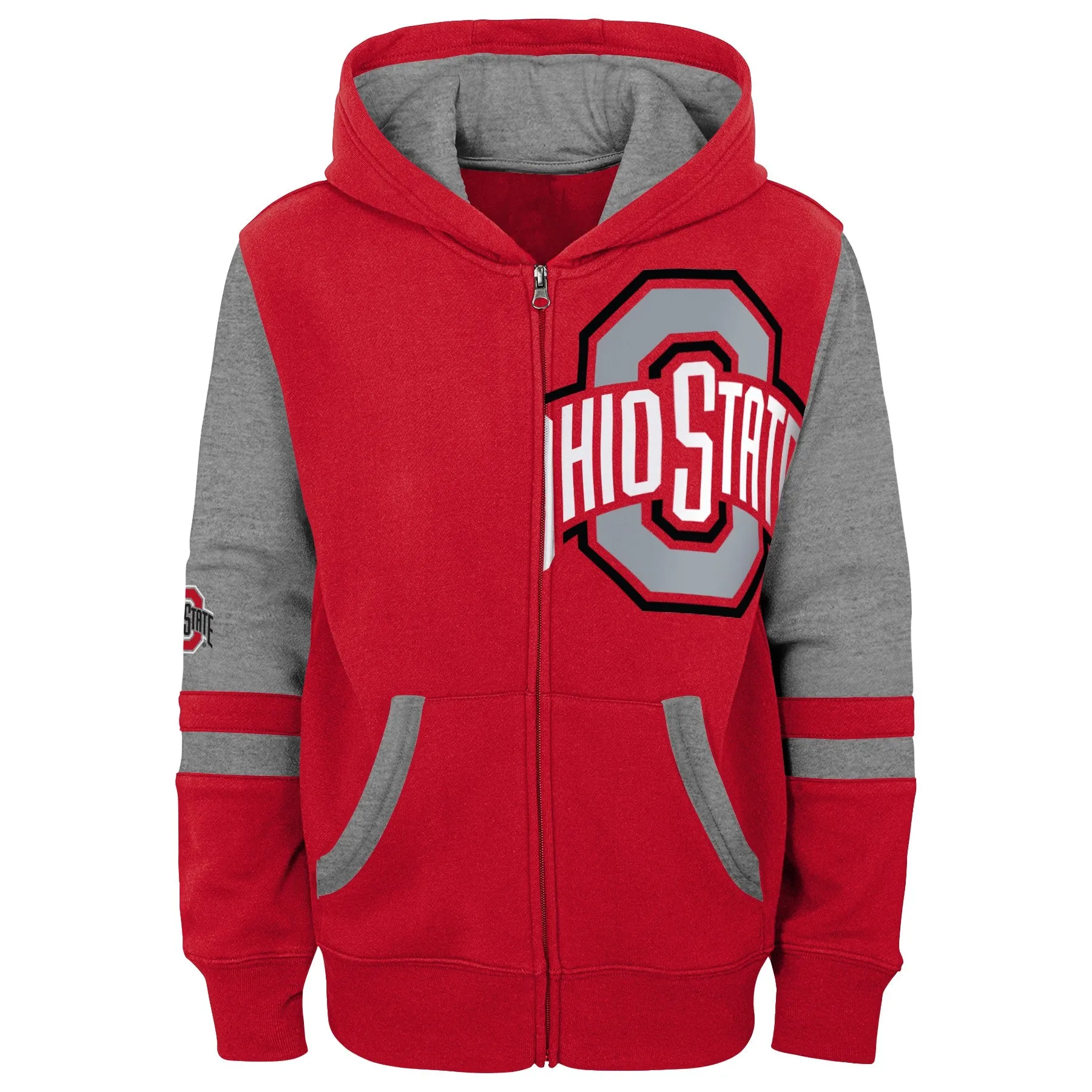 Ohio State Fleece Zip Up Hoodie