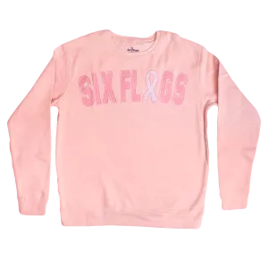 Pink Ribbon Crewneck - Pink