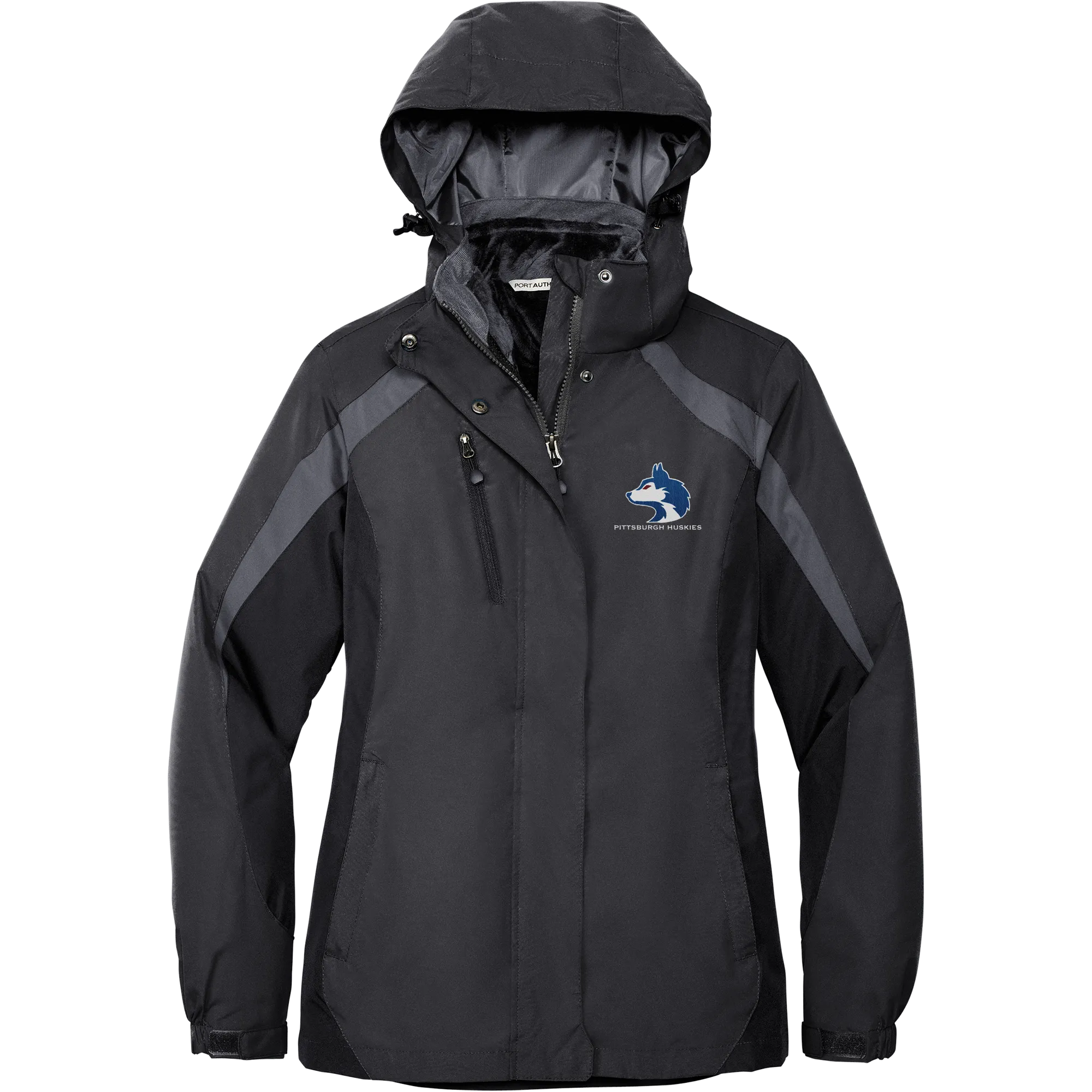 Pittsburgh Huskies Ladies Colorblock 3-in-1 Jacket