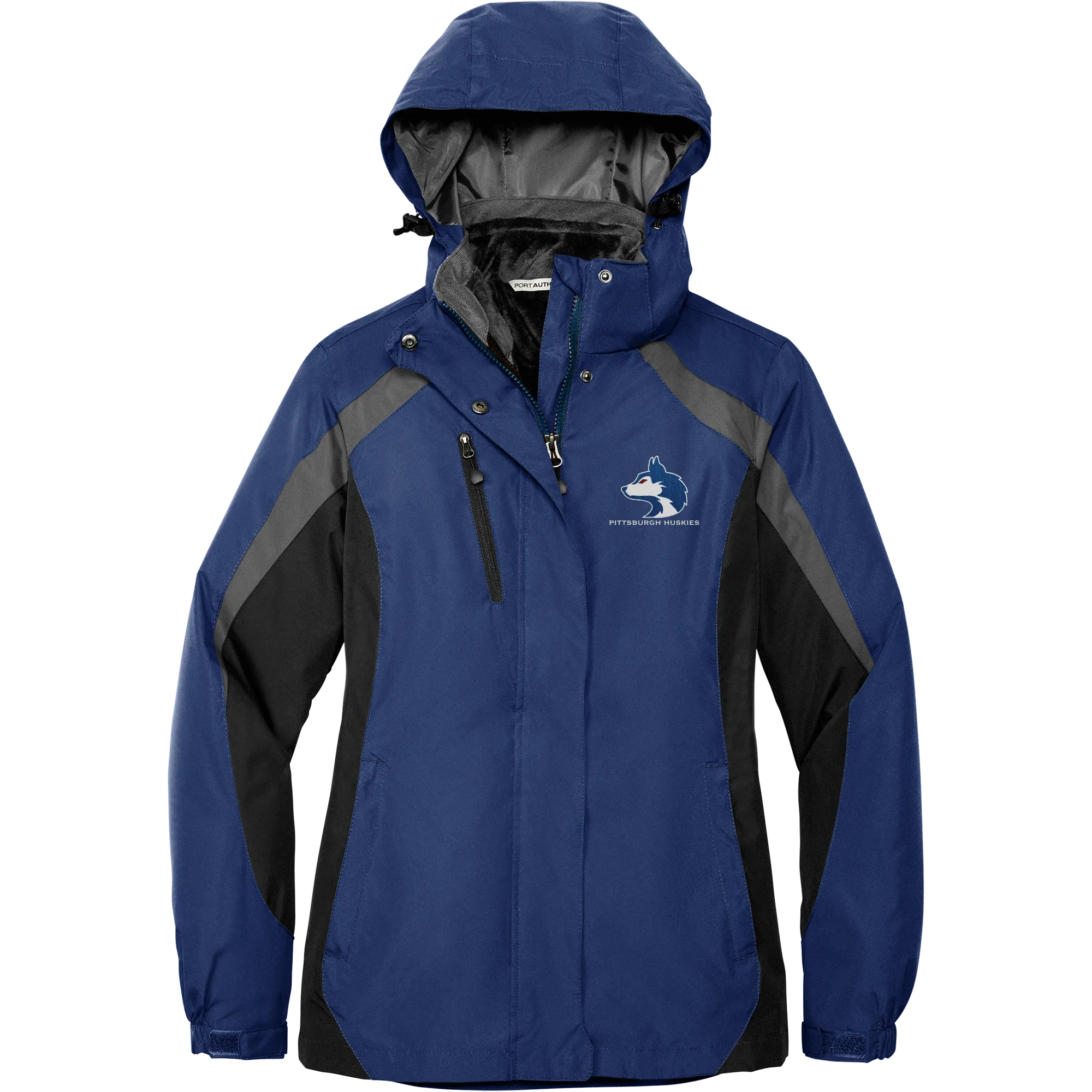 Pittsburgh Huskies Ladies Colorblock 3-in-1 Jacket