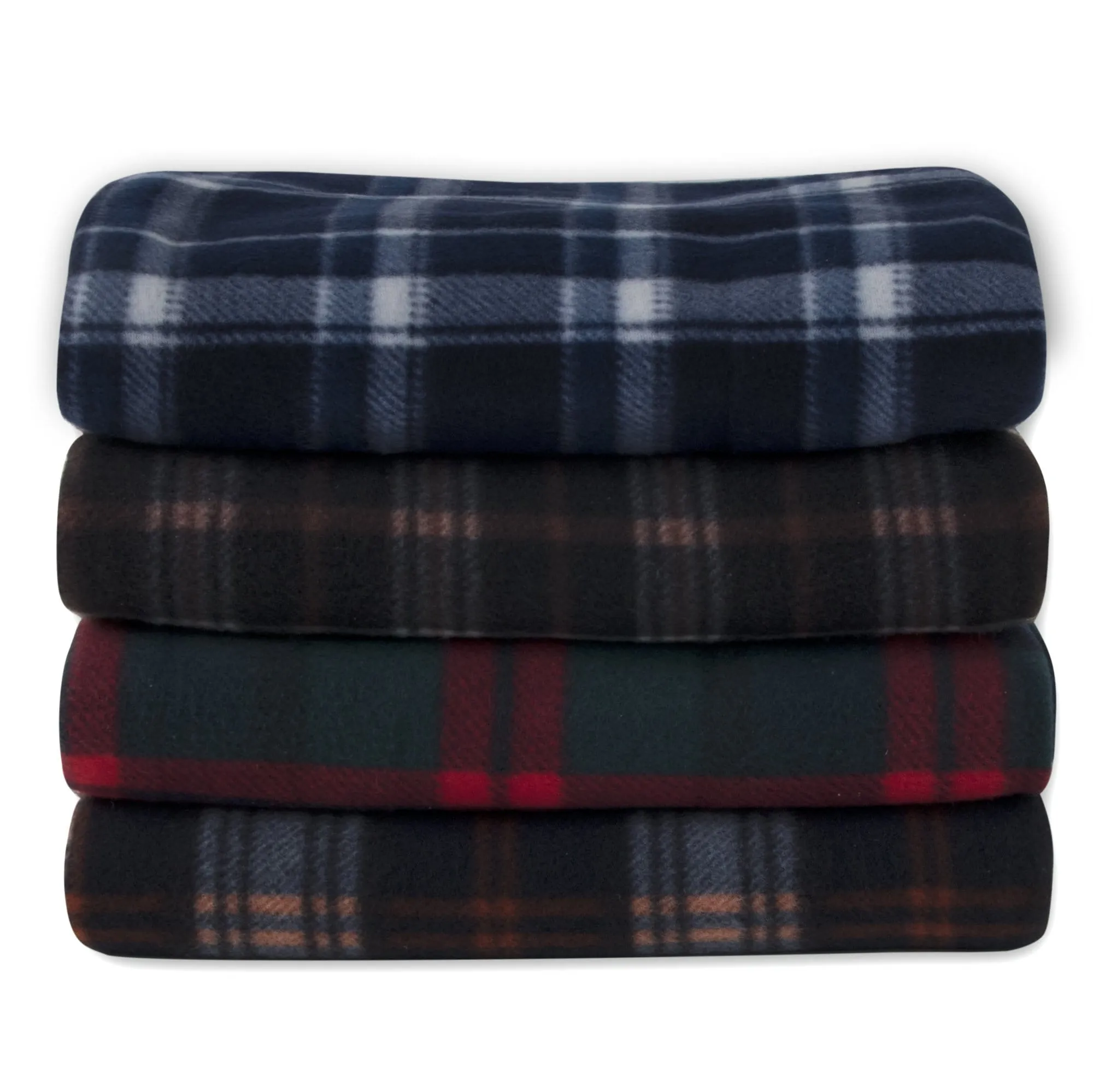Plaid Fleece Blankets 50" x 60"