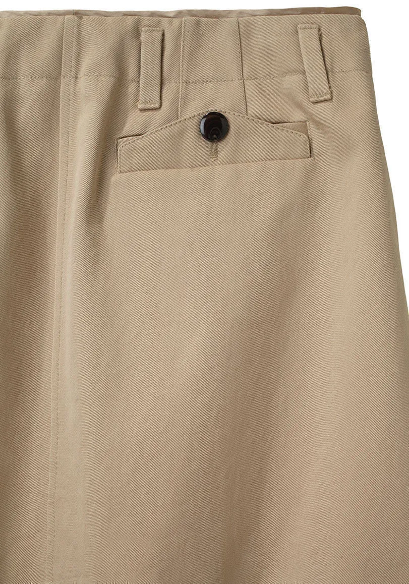 Pleated Short Skirt