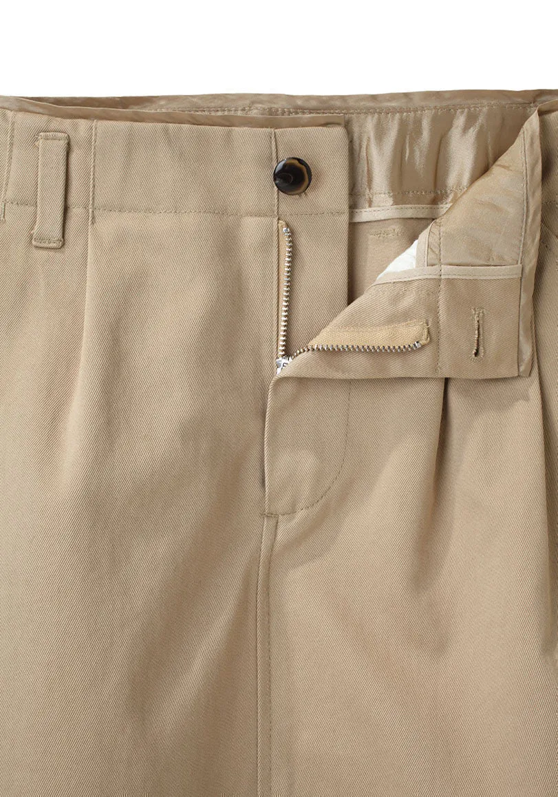 Pleated Short Skirt