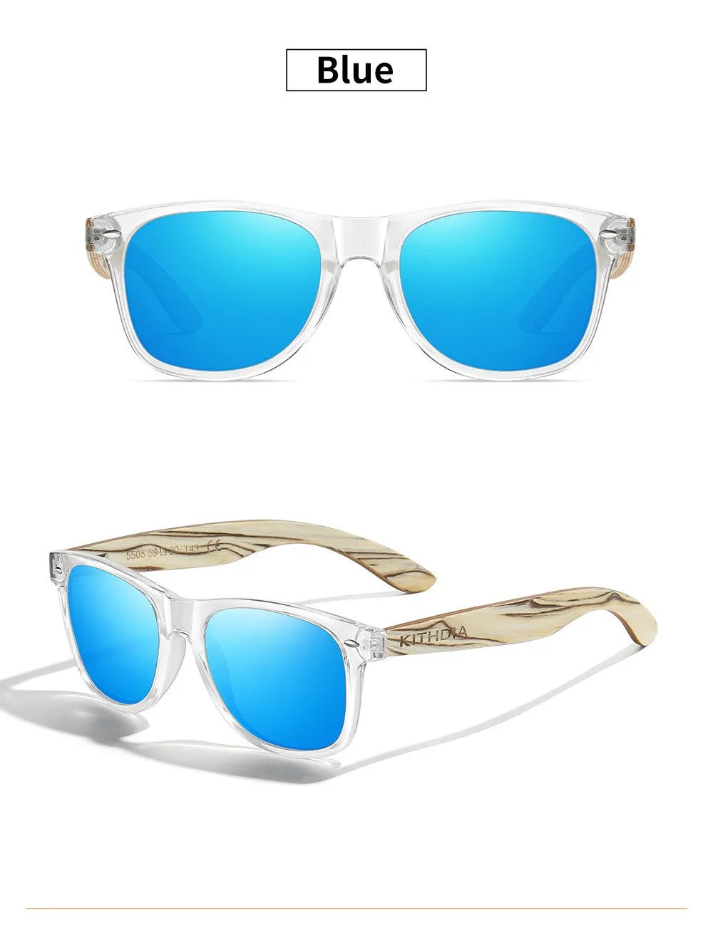 Polarized Wood Cape Cobalt Charm