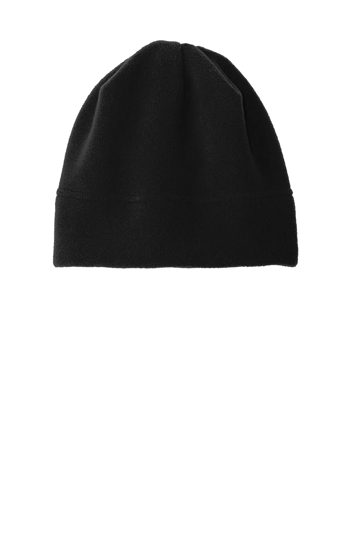 Port Authority R-Tek Stretch Fleece Custom Beanies, Black