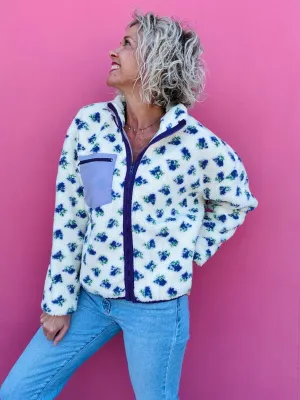 Purple Petunia Fleece