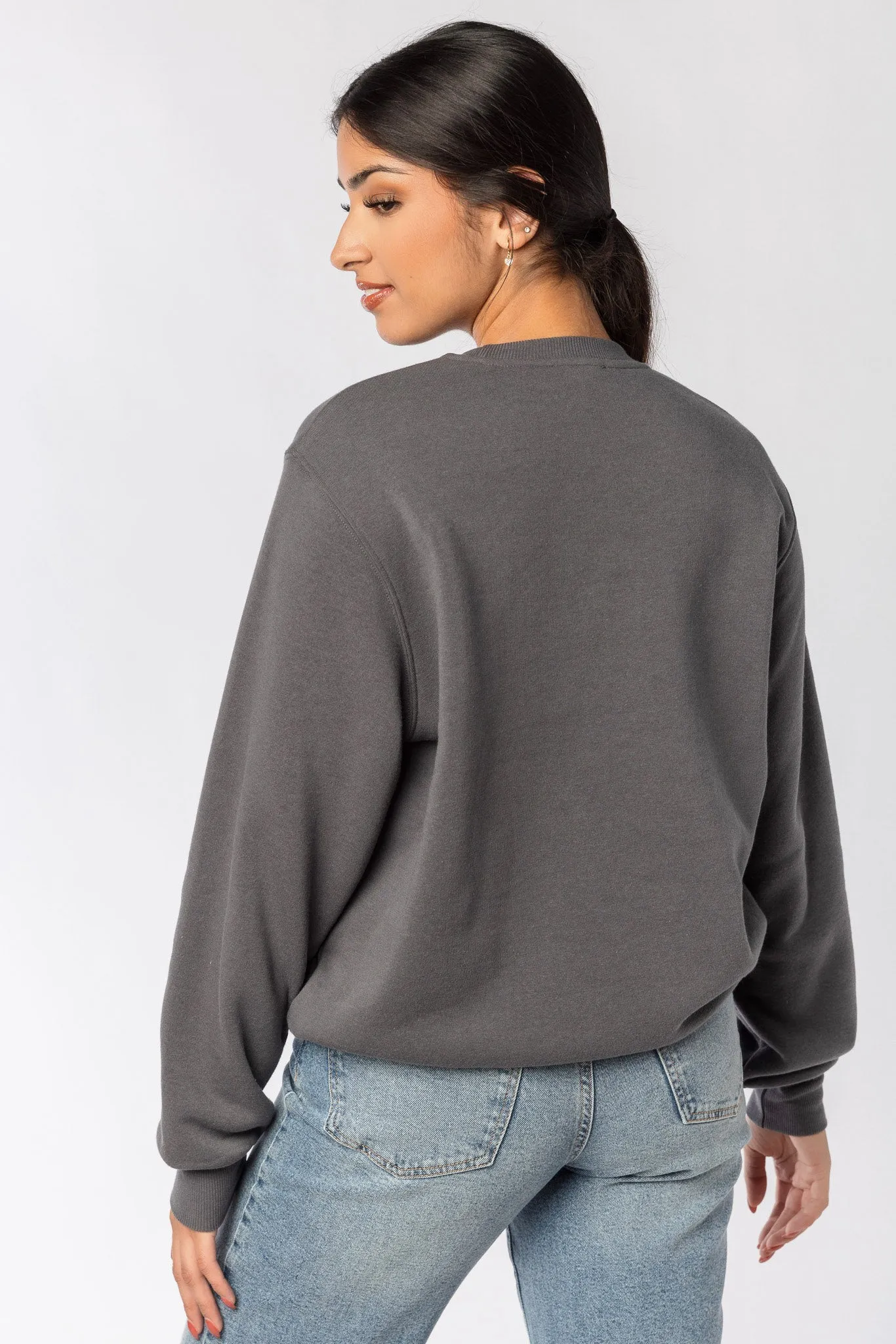 "Brooklyn New York" Fleece Crewneck Sweatshirt