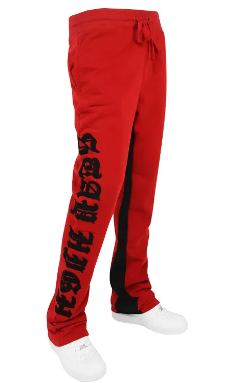 Rebel Mind - Fleece Stacked Stay High Paradise - Red