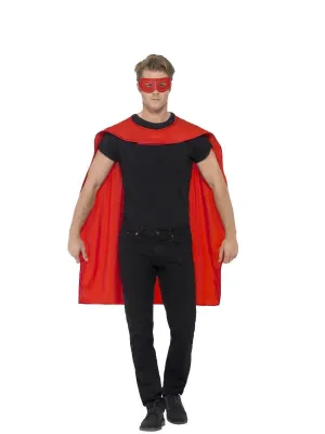 Red Cape with Eyemask