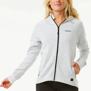 Rip Curl Anti-Series Flux III Zip Through Jacket - Light Grey Heather